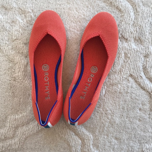 Rothys persimmon flat